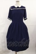 Fi.n.t / クレリックマリンワンピース Free NAVY H-25-07-16-1013-CA-OP-NS-ZH