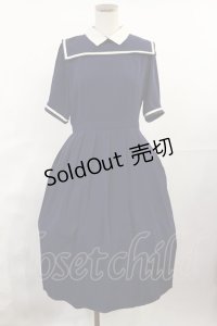 Fi.n.t / クレリックマリンワンピース Free NAVY H-25-07-16-1013-CA-OP-NS-ZH