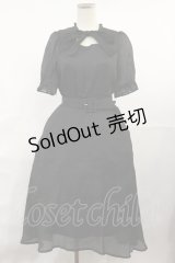 EATME / ボウタイイレヘムワンピース Free ブラック H-25-07-16-1015-LO-OP-NS-ZH