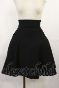 Fi.n.t / バックレースアップフレアースカート Free BLACK H-25-07-16-1016-CA-SK-NS-ZH