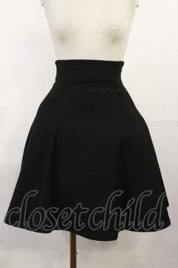 画像1: Fi.n.t / バックレースアップフレアースカート Free BLACK H-25-07-16-1016-CA-SK-NS-ZH