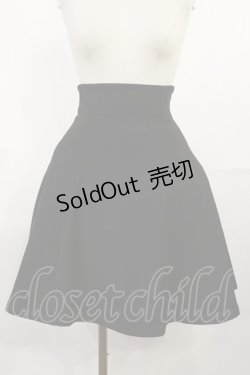 画像1: Fi.n.t / バックレースアップフレアースカート Free BLACK H-25-07-16-1016-CA-SK-NS-ZH