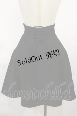 画像2: Fi.n.t / バックレースアップフレアースカート Free BLACK H-25-07-16-1016-CA-SK-NS-ZH