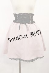 DearMyLove / コルセット風フリルレースアップスカート S ピンク H-25-07-16-1017-EL-SK-NS-ZH