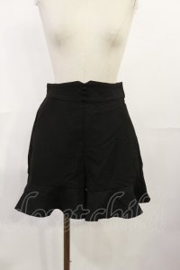 Fi.n.t / ハイウエストフレアーショートパンツ Free BLACK H-25-07-16-1025-CA-PA-NS-ZH