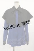 MIHO MATSUDA / ブラウス・アクラ S ブルー/ブラック H-25-07-16-1029-GO-BL-NS-ZH