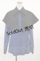 MIHO MATSUDA / ブラウス・アクラ S ブルー/ブラック H-25-07-16-1029-GO-BL-NS-ZH