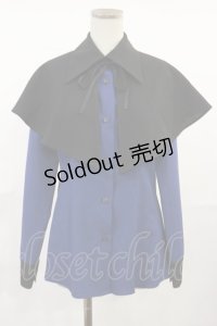 MIHO MATSUDA / ブラウス・アクラ S ブルー/ブラック H-25-07-16-1029-GO-BL-NS-ZH
