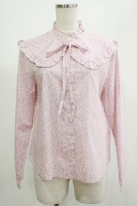 Jane Marple Dans Le Salon / D’anjo coast cape blouse  ピンク H-25-07-16-058-JM-BL-KB-ZH