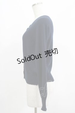 画像2: Jane Marple / ウールラウンドカーディガン  ネイビー H-25-07-16-061-JM-TO-KB-ZH