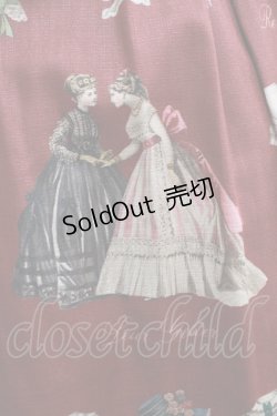画像4: Leur Getter / Brilliant Lady袖付ワンピース M ワイン H-25-07-16-007-LU-OP-KB-ZH
