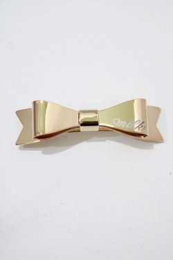 画像2: MILK / Metal Ribbonバレッタ  ピンクゴールド H-25-07-16-067-ML-AC-KB-ZH