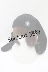 REFLEM / うさ耳ニット帽  ブラック H-25-07-16-069-PU-AC-KB-ZH