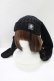 画像1: REFLEM / うさ耳ニット帽  ブラック H-25-07-16-069-PU-AC-KB-ZH (1)