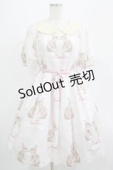 Leur Getter / Twin Rabbit袖付ワンピース M さくらピンク H-25-07-16-009-LU-OP-KB-ZH