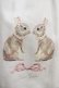 画像4: Leur Getter / Twin Rabbit袖付ワンピース M さくらピンク H-25-07-16-009-LU-OP-KB-ZH