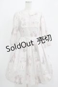 Leur Getter / Feminine Cat袖付ワンピース M グレー H-25-07-16-010-LU-OP-KB-ZH
