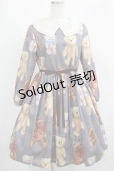 Leur Getter / Teddy Friends袖付きワンピース M グレー H-25-07-16-011-LU-OP-KB-ZH