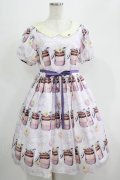 Leur Getter / Daisy Macaron袖付きワンピース M ラベンダー H-25-07-16-012-LU-OP-KB-ZH