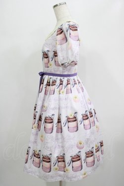 画像2: Leur Getter / Daisy Macaron袖付きワンピース M ラベンダー H-25-07-16-012-LU-OP-KB-ZH