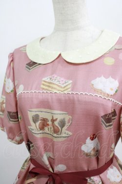 画像4: Leur Getter / Rabbit Tea cup袖付ワンピース M ピンク H-25-07-16-013-LU-OP-KB-ZH