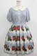 画像1: Leur Getter / Antique Lace Strawberry袖付きワンピース M サックス H-25-07-16-017-LU-OP-KB-ZH (1)