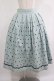 画像1: Jane Marple Dans Le Salon / Clover Embroideryキャトルタックスカート  サックス H-25-07-16-020-JM-SK-KB-ZH (1)