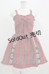 Jamie エーエヌケー / はしごリボンドーリージャンパースカート M レッド H-25-07-17-031-LO-OP-NS-ZH