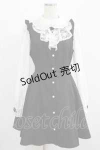 Secret Honey / レースラッフルワンピース Free ブラック H-25-07-17-035-CA-OP-NS-ZH