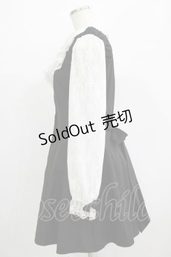 画像2: Secret Honey / レースラッフルワンピース Free ブラック H-25-07-17-035-CA-OP-NS-ZH