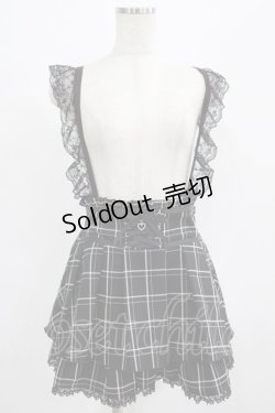 画像1: MA*RS / フロントスピンドルスカパン Free ブラックチェック H-25-07-17-037-EL-SK-NS-ZH