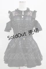LIZ LISA / シアーチェックフレアセットアップ Free ブラック H-25-07-17-038-LO-OP-NS-ZH