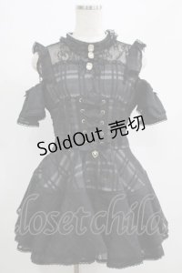 LIZ LISA / シアーチェックフレアセットアップ Free ブラック H-25-07-17-038-LO-OP-NS-ZH
