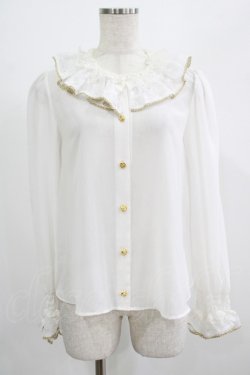 画像1: Angelic Pretty / ハミングブラウス Free オフ H-25-07-17-046-AP-BL-NS-ZH