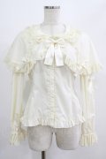 metamorphose / ケープ付き丸襟ブラウス サイズ1 生成り H-25-07-17-047-ME-BL-NS-ZH