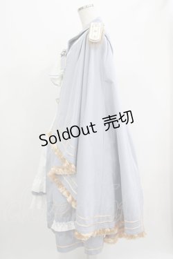 画像2: Ying Luo Fu（海外ロリータブランド） / ミリタリーワンピースセット XL サックス H-25-07-17-001-PU-OP-NS-ZH