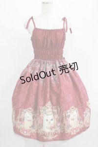 Enchantlic Enchantilly / Queen Cat〜トランプの国〜ジャンパースカート Free ボルドー H-25-07-17-006-LO-OP-NS-ZH