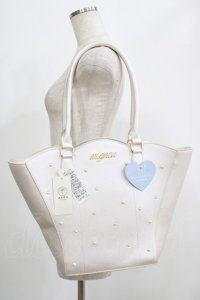 axes femme kawaii / パールシェルトートバッグ  ベージュ H-25-07-17-057-AX-BG-NS-ZH