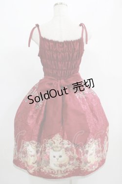 画像3: Enchantlic Enchantilly / Queen Cat〜トランプの国〜ジャンパースカート Free ボルドー H-25-07-17-006-LO-OP-NS-ZH