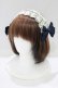 画像1: Mary Magdalene / セントクレアヘッドドレス  ネイビー H-25-07-17-070-CL-AC-NS-ZH (1)