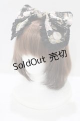 BABY,THE STARS SHINE BRIGHT / Fragrant Rose Memories柄リボンカチューシャ  ノアール（黒） H-25-07-17-074-BA-AC-NS-ZH