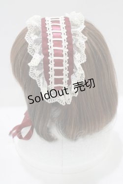 画像2: Innocent World / ミランダヘッドドレス  ボルドー H-25-07-17-076-IW-AC-NS-ZH