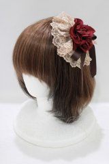 Mary Magdalene / ロゼットヘッドドレス  ストロベリー H-25-07-17-082-CL-ZA-NS-ZH
