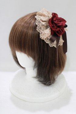 画像1: Mary Magdalene / ロゼットヘッドドレス  ストロベリー H-25-07-17-082-CL-ZA-NS-ZH