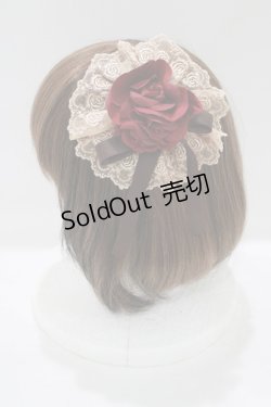 画像2: Mary Magdalene / ロゼットヘッドドレス  ストロベリー H-25-07-17-082-CL-ZA-NS-ZH