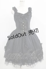 BABY,THE STARS SHINE BRIGHT / Veronica Elisseジャンパースカート Free ブラック H-25-07-17-010-BA-OP-NS-ZH