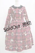 axes femme kawaii / ロンドントイズワンピース M ワイン H-25-07-17-012-AX-OP-NS-ZH