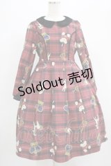 axes femme kawaii / ロンドントイズワンピース M ワイン H-25-07-17-012-AX-OP-NS-ZH