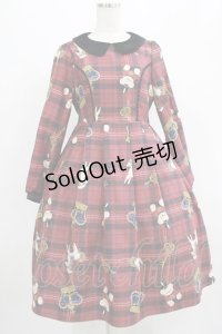 axes femme kawaii / ロンドントイズワンピース M ワイン H-25-07-17-012-AX-OP-NS-ZH
