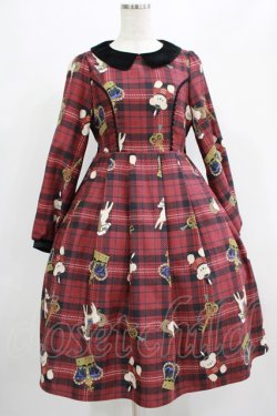 画像1: axes femme kawaii / ロンドントイズワンピース M ワイン H-25-07-17-012-AX-OP-NS-ZH